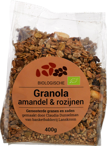 Granola amandel rozijn
