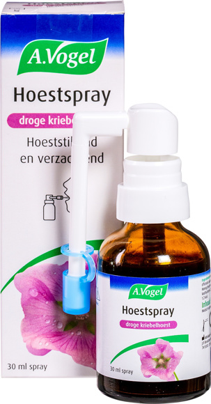 Hoestspray droge kriebelhoest