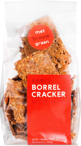 Borrelcracker bruschetta