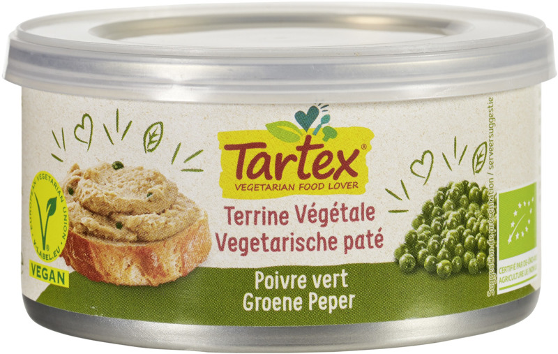 Vegan paté groene peper