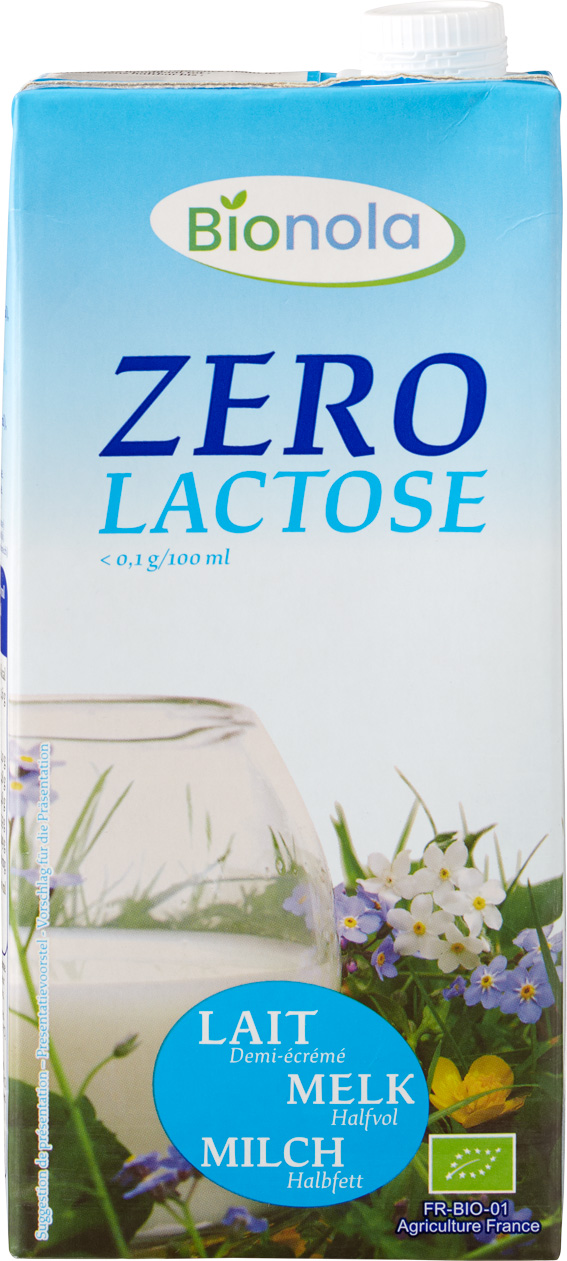Halfvolle lactosevrije melk