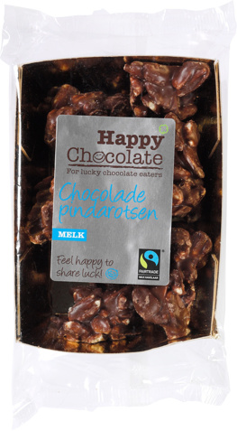 Chocolade pindarotsjes melk
