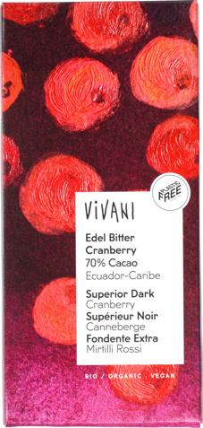 Pure chocolade cranberry