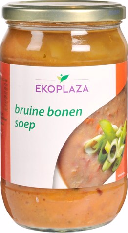 Bruine bonensoep
