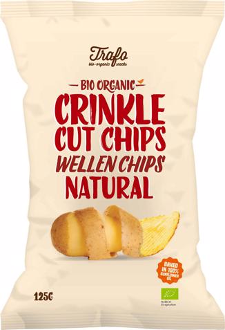Ribbelchips naturel gezouten