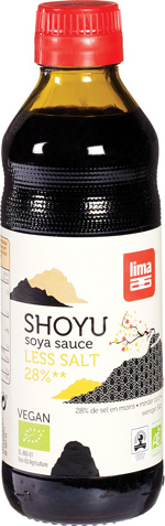 Shoyu soya saus less salt
