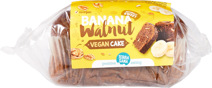 Vegan cake banaan walnoot
