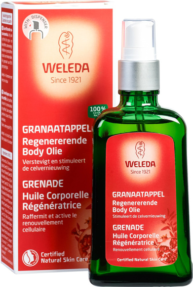 Regenererende huidolie granaatappel