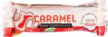 Dark chocolate caramel bar