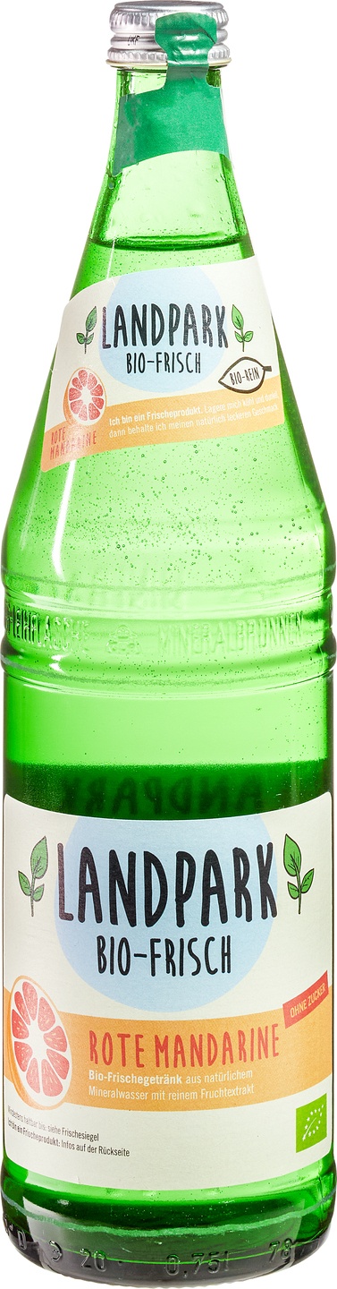 Mineraalwater met koolzuur rode mandarijn