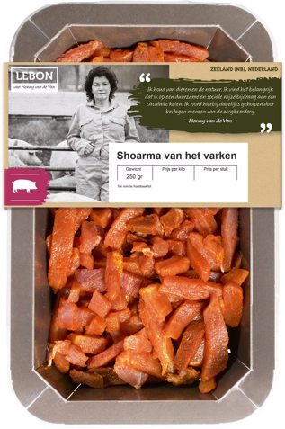 Varkens shoarma