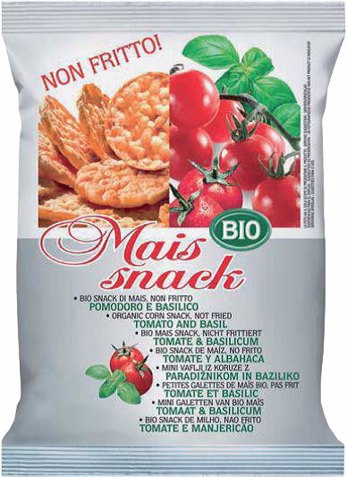 Maiswafels tomaat/ basilicum