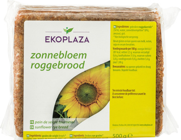 Zonnebloem roggebrood