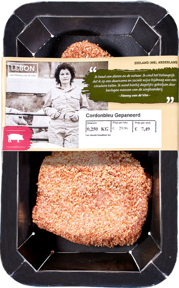 Gepaneerde cordon bleu