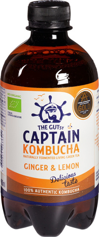 Kombucha gember citroen