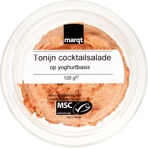 Tonijn-cocktailsalade op yoghurtbasis