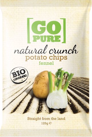 Natural crunch chips fennel