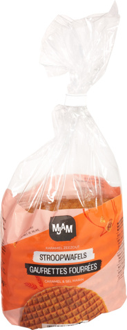 Karamel zeezout stroopwafel