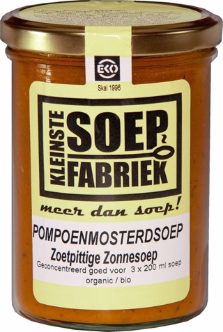 Pompoen-mosterdsoep