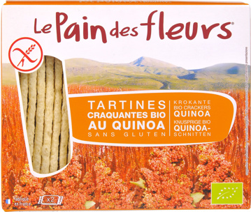 Krokante crackers quinoa