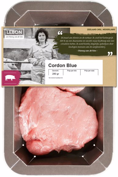 Varkens cordon bleu