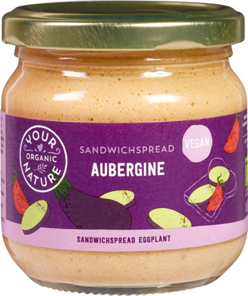 Sandwichspread aubergine