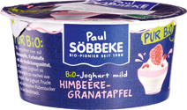 Framboos granaatappel yoghurt