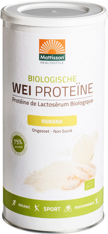 Wei proteïne banaan
