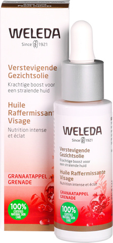 Gezichtsolie granaatappel - rijpere huid
