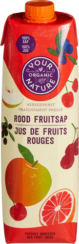 Rood fruitsap
