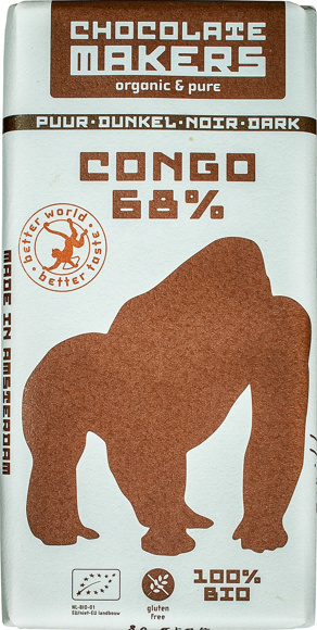 Pure chocolade 68% gorilla