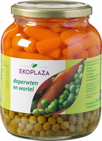 Doperwten-wortelen