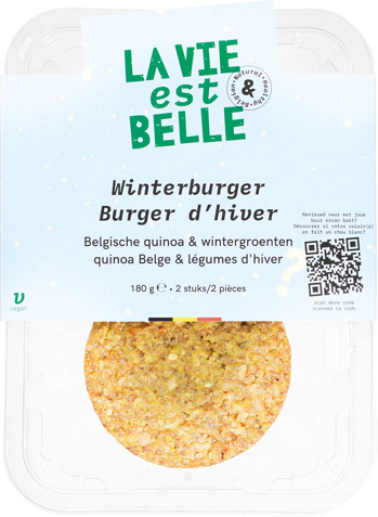 Winterburger - Belgische quinoa en wintergroenten