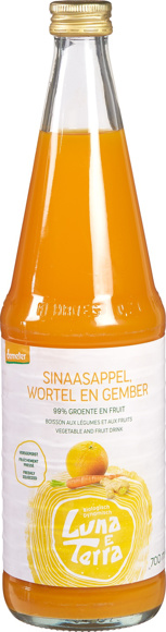 Sinaasappel wortel gembersap