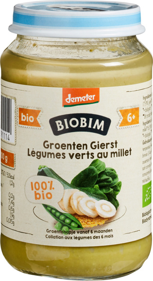 Babyhapje groenten gierst 6+ mnd