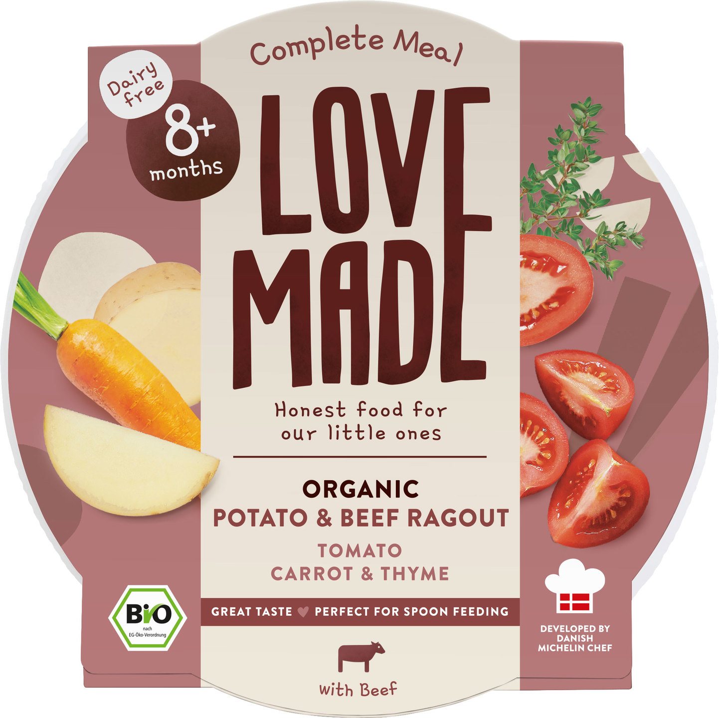 Babymaaltijd aardappel & rund ragout 8+ mnd