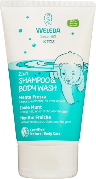 Kids shampoo & douchegel munt