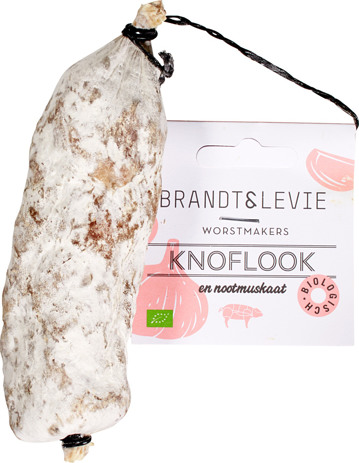 Droge worst knoflook en nootmuskaat