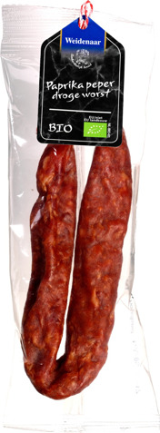 Droge worst paprika peper
