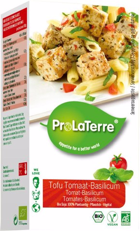 Tofu tomaat basilicum