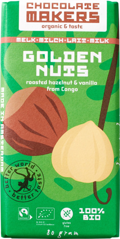 Donkere melkchocolade noten