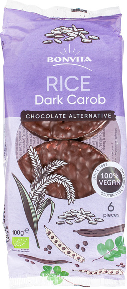 Dark Carob rijstwafels