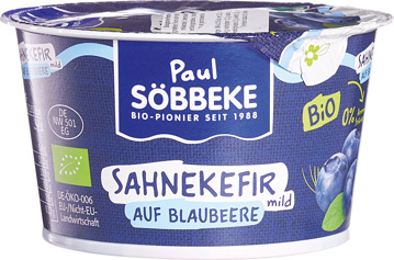 Kefir blauwe bes