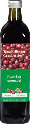 Ongezoet cranberrysap