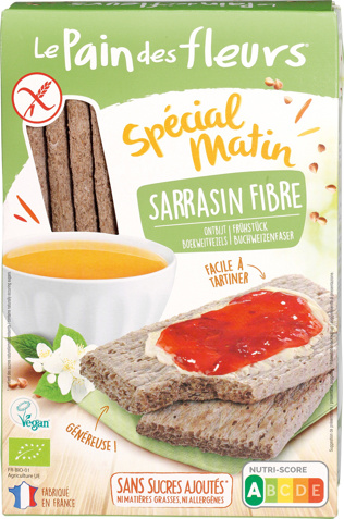 Krokante crackers vezel boekweit