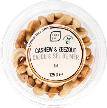 Cashewnoten gezouten