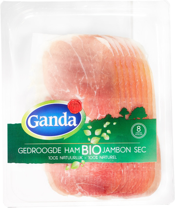 Gedroogde ham