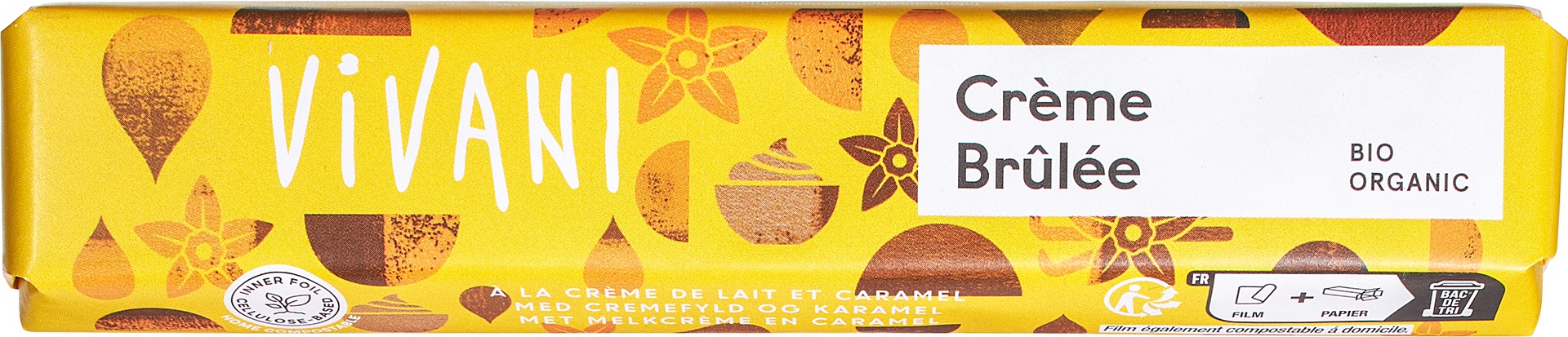Melkchocoladereepje crème brûlée