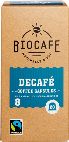 Koffiecapsules decaf