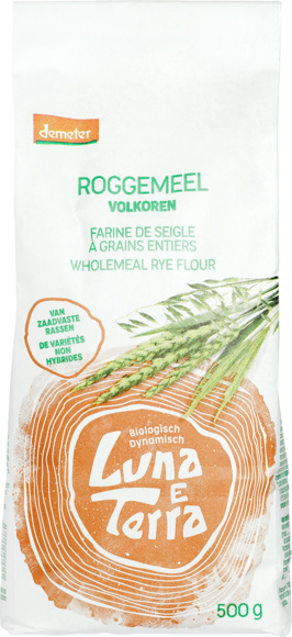Volkoren roggemeel